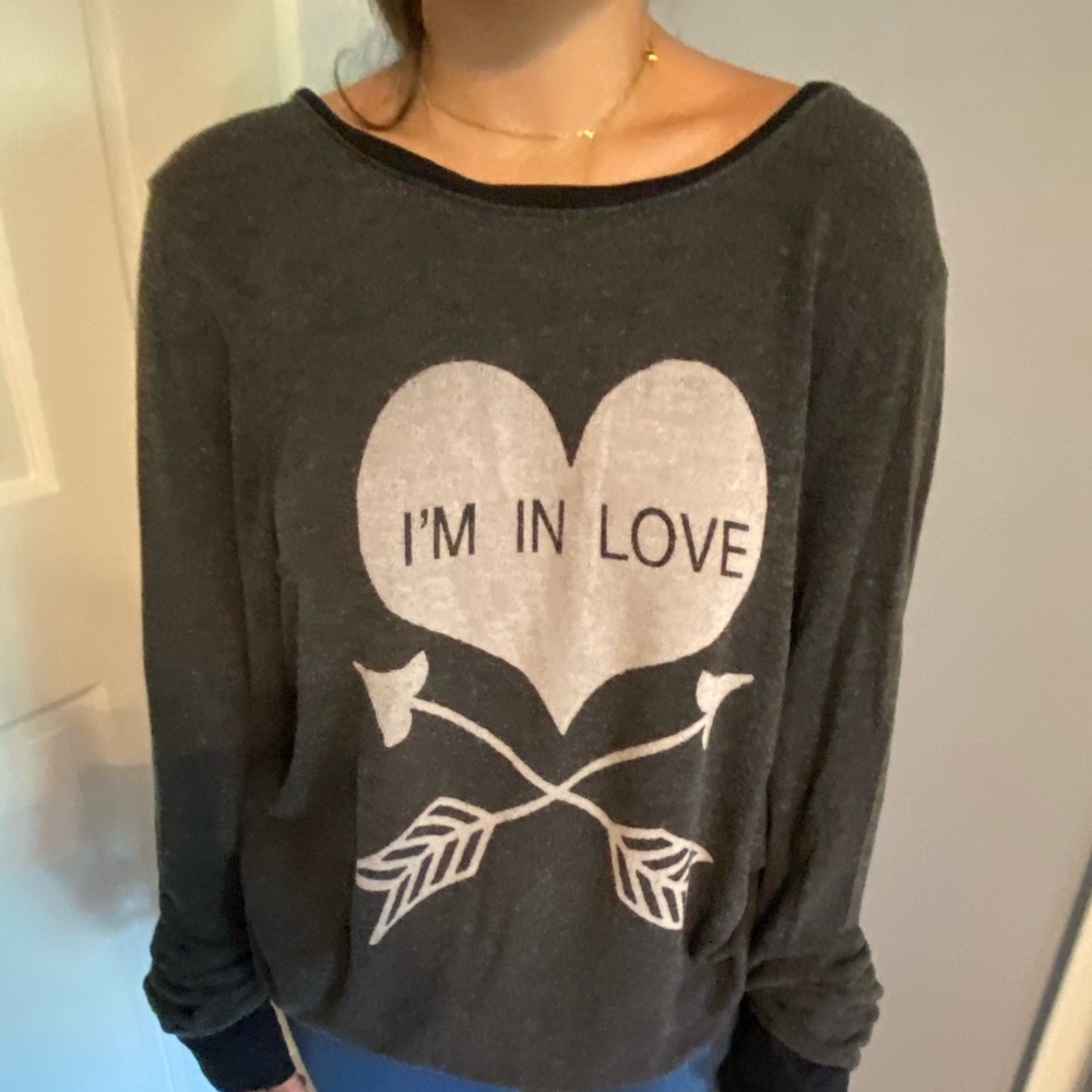 Wildfox Sweatshirt. comfy sweatshirt to throw on